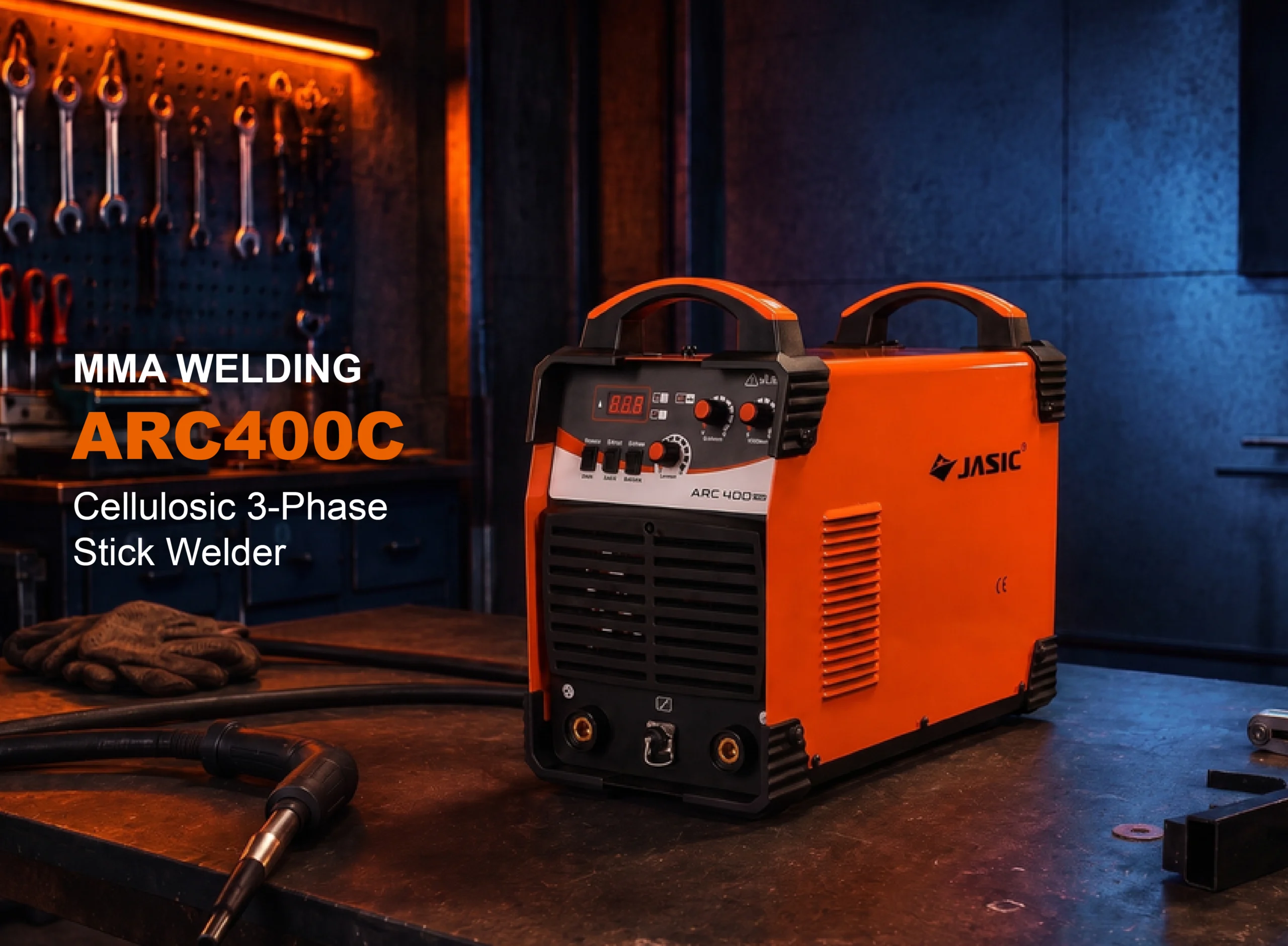 JASIC ARC400C cellulosic 3-phase stick welder