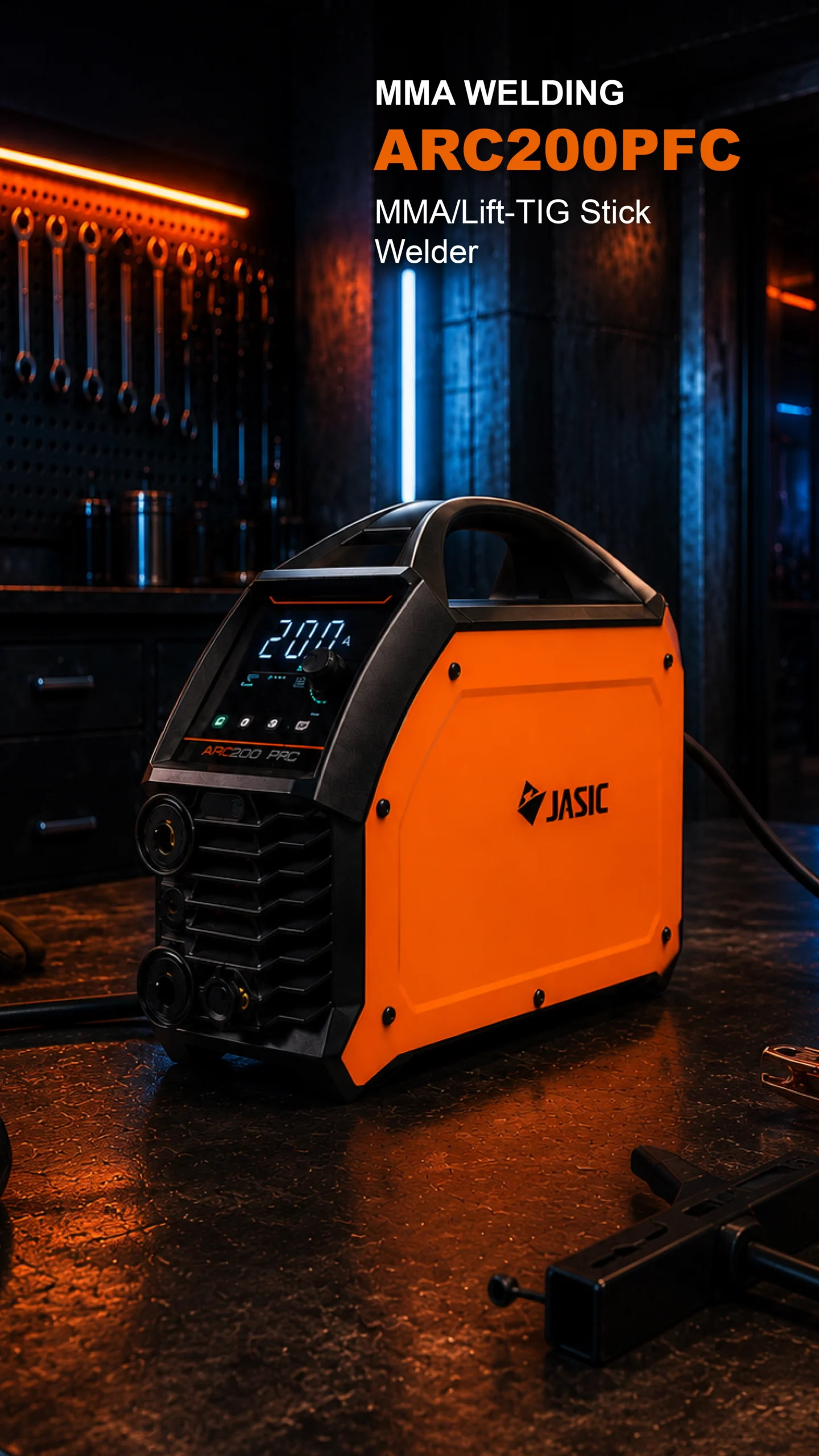 JASIC ARC200PFC MMA/Lift-TIG stick welder
